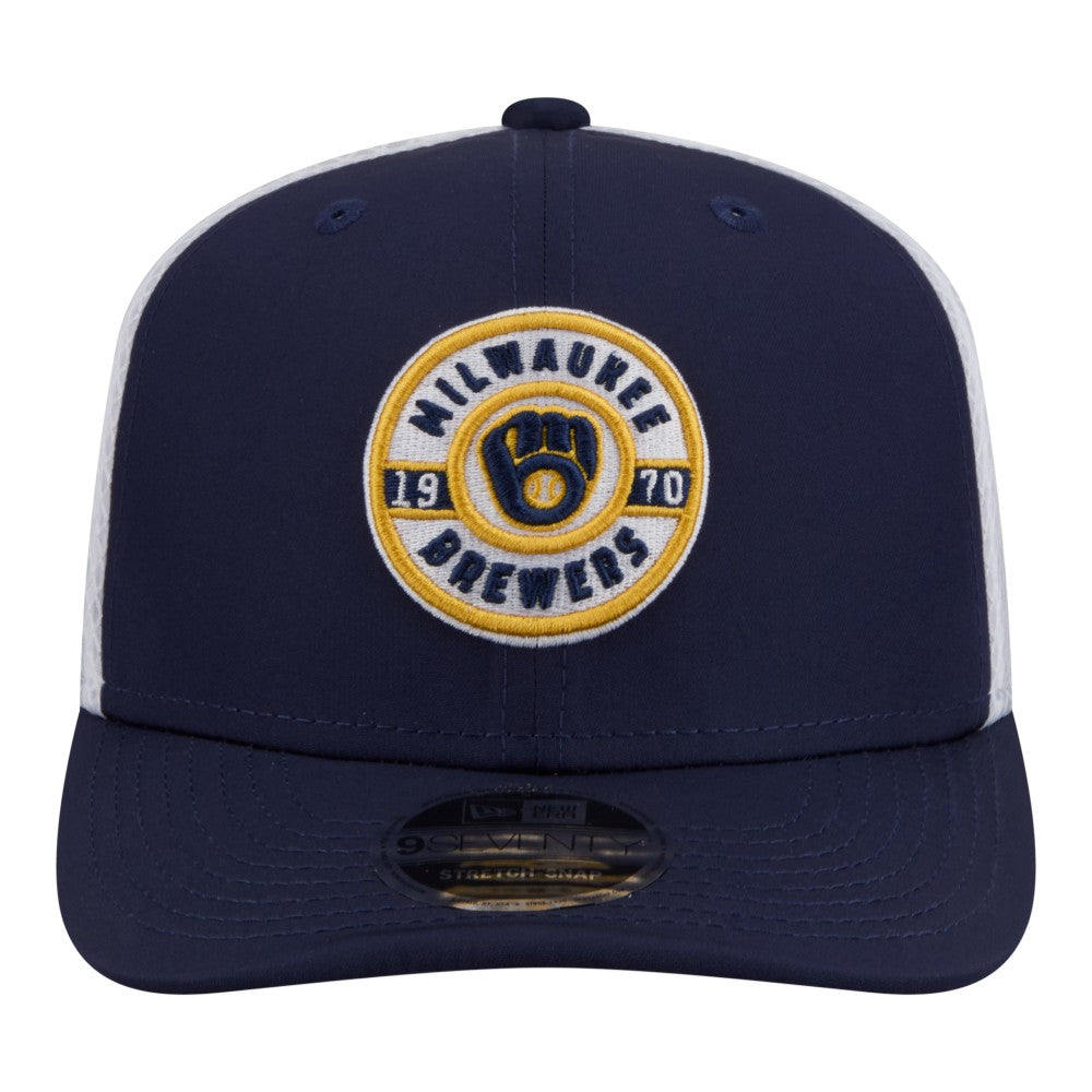 Milwaukee Brewers Active 9SEVENTY Adjustable Trucker Hat - Navy | New Era
