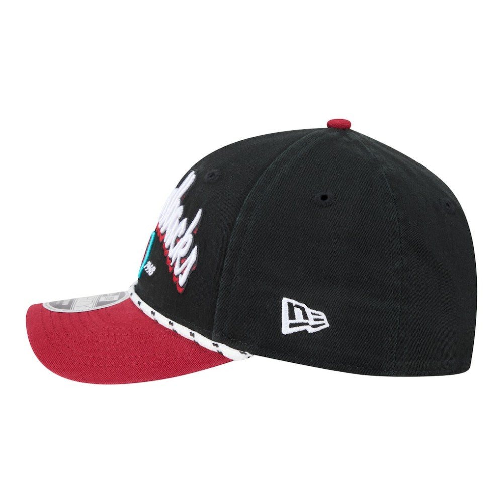 Arizona Diamondbacks Team Loyal 9FORTY M-Crown Adjustable Hat - Black/Red | New Era