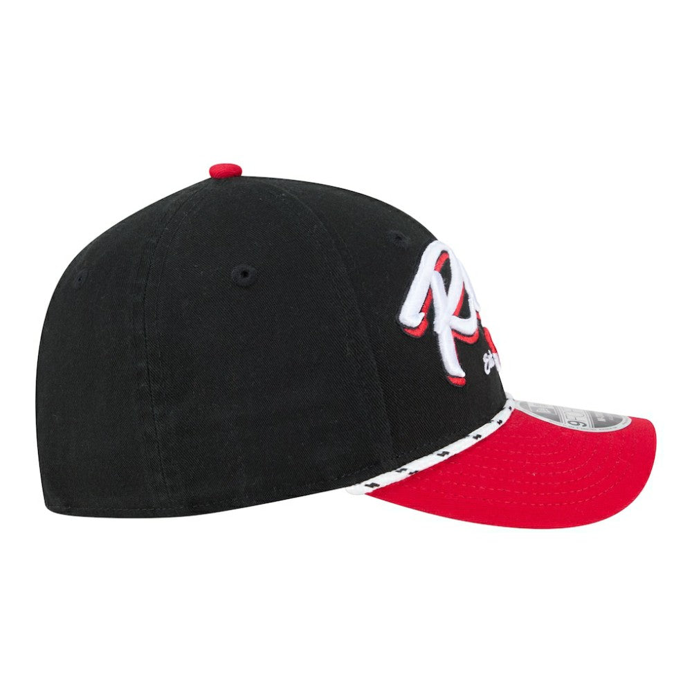 Cincinnati Reds Team Loyal 9FORTY M-Crown Adjustable Hat - Black/Red | New Era