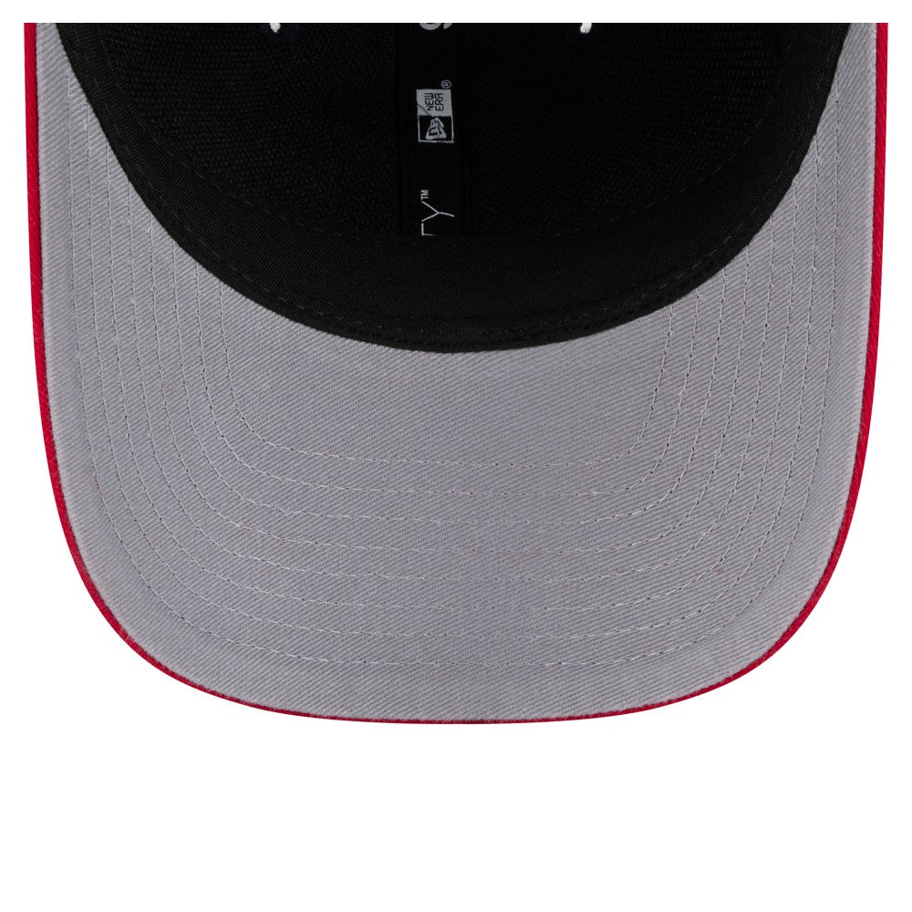 Los Angeles Angels Team Loyal 9FORTY M-Crown Adjustable Hat - Navy/Red | New Era