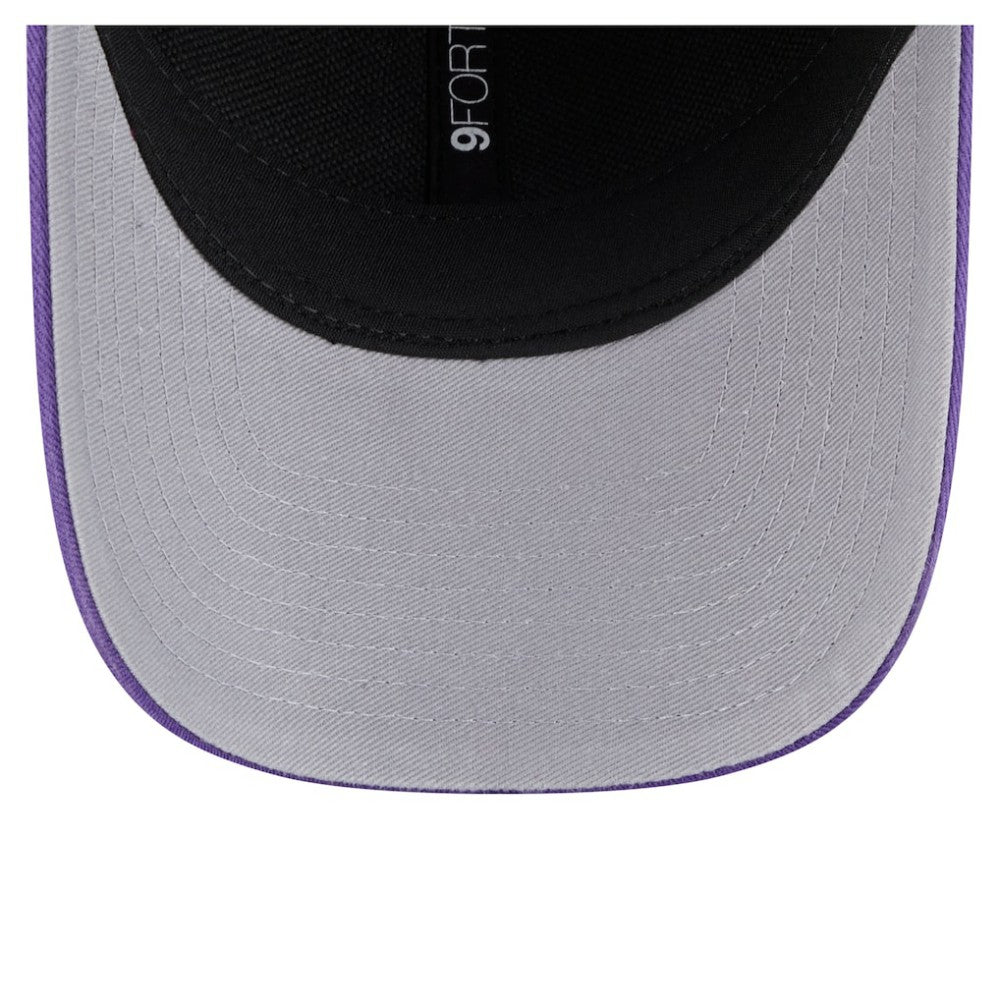 Colorado Rockies Team Loyal 9FORTY M-Crown Adjustable Hat - Black/Purple | New Era