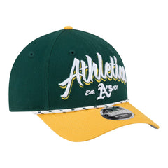 Athletics Team Loyal 9FORTY M-Crown Adjustable Hat - Green/Gold | New Era