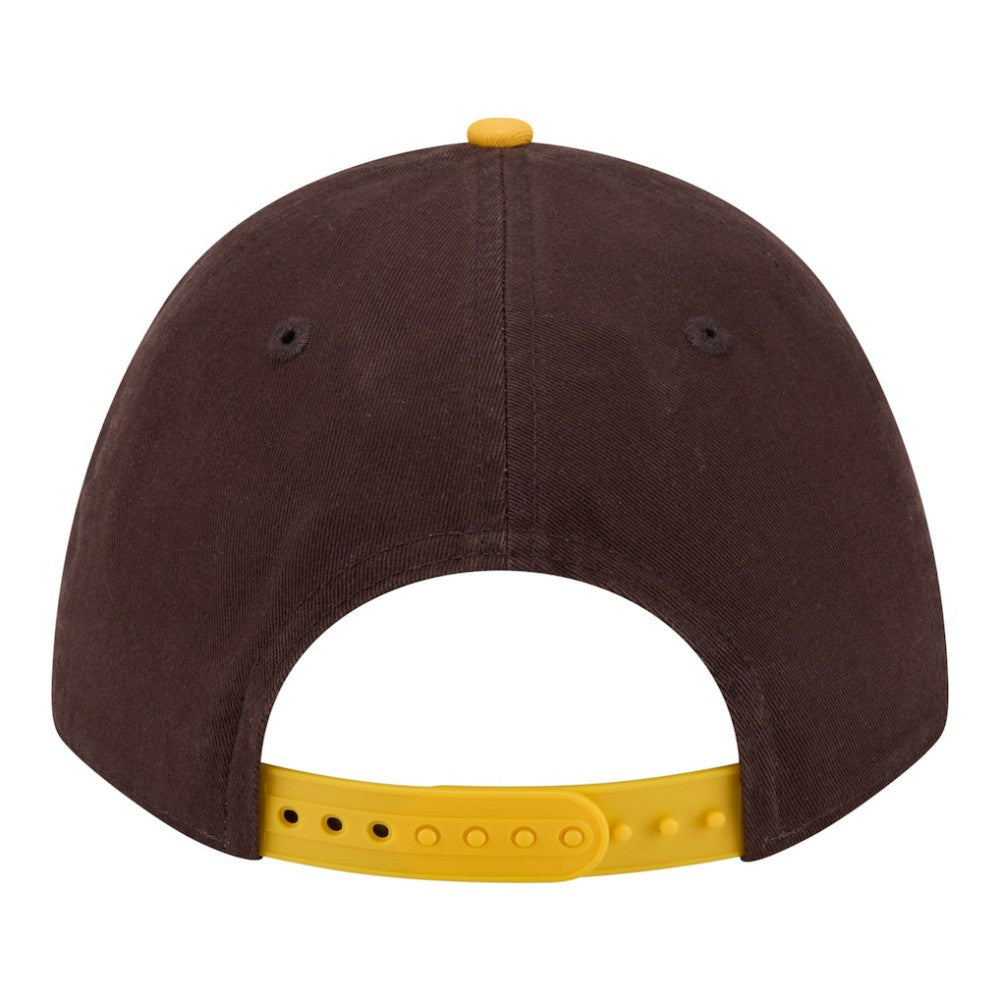 San Diego Padres Team Loyal 9FORTY M-Crown Adjustable Hat - Brown/Gold | New Era