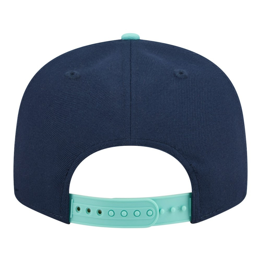 Chicago Cubs 2-Tone Color Pack 9FIFTY Snapback Hat - Navy/Turquoise | New Era
