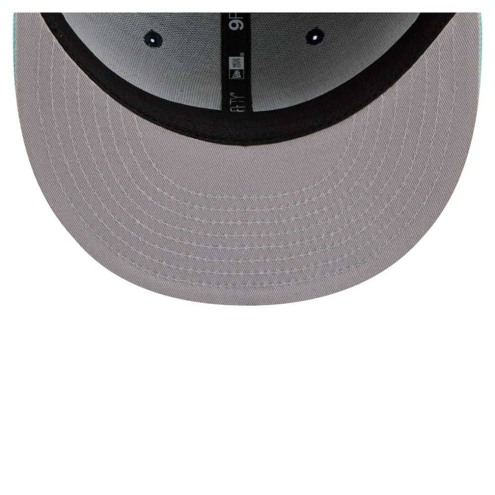 Chicago Cubs 2-Tone Color Pack 9FIFTY Snapback Hat - Navy/Turquoise | New Era