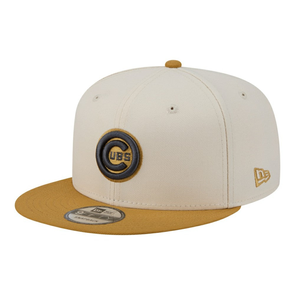 Chicago Cubs 2-Tone Color Pack 9FIFTY Snapback Hat - Light Beige/Khaki | New Era