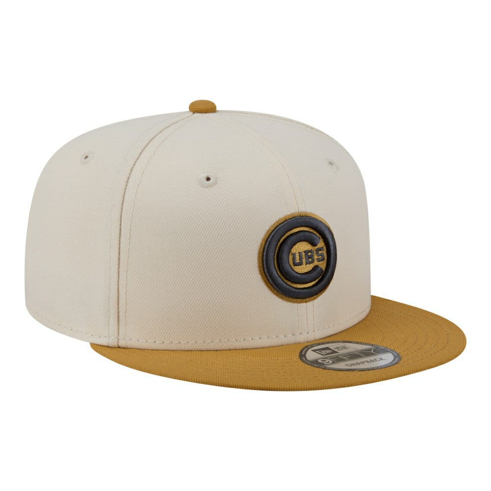 Chicago Cubs 2-Tone Color Pack 9FIFTY Snapback Hat - Light Beige/Khaki | New Era