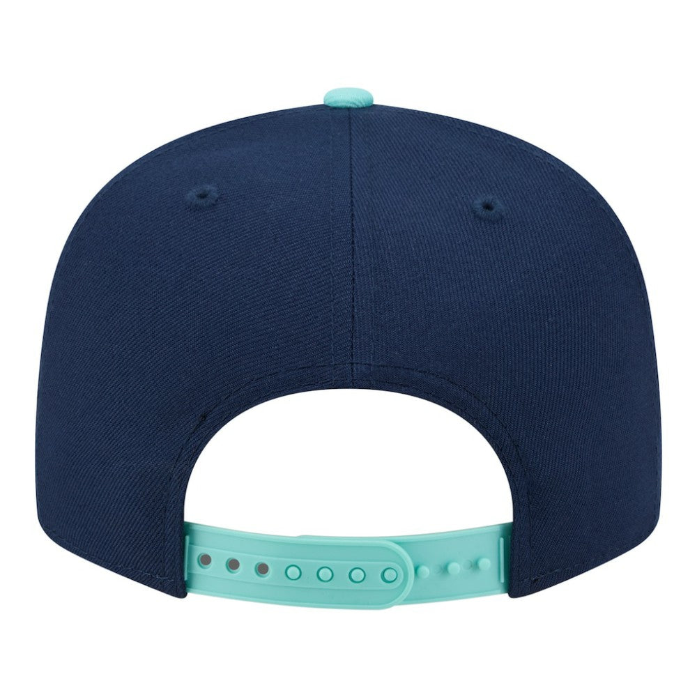 Cincinnati Reds 2-Tone Color Pack 9FIFTY Snapback Hat - Navy/Turquoise | New Era