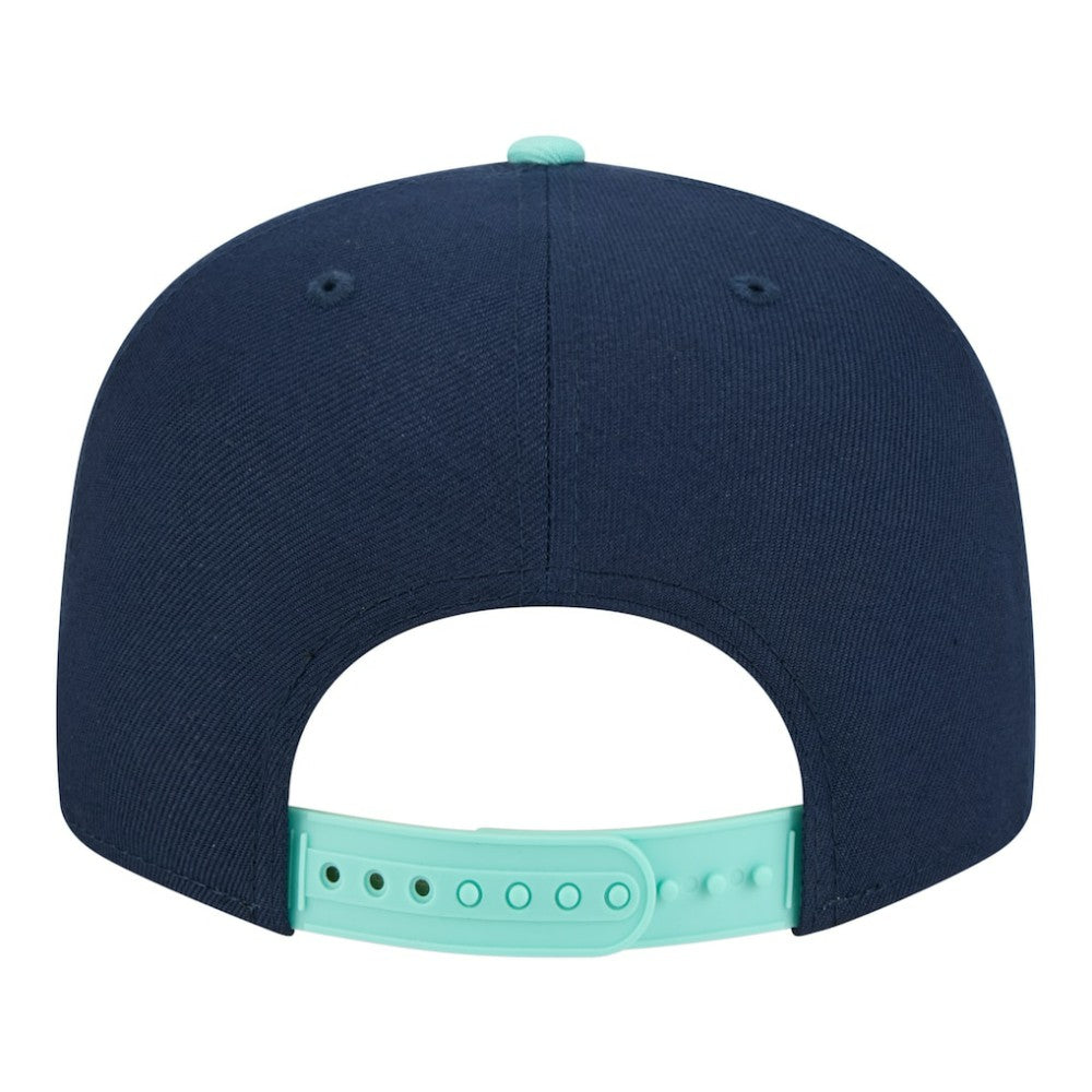 Detroit Tigers 2-Tone Color Pack 9FIFTY Snapback Hat - Navy/Turquoise | New Era