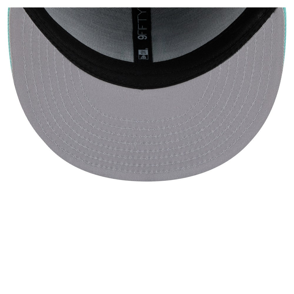 Los Angeles Dodgers 2-Tone Color Pack 9FIFTY Snapback Hat - Navy/Turquoise | New Era