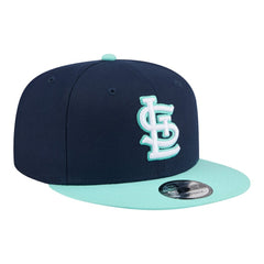 St. Louis Cardinals 2-Tone Color Pack 9FIFTY Snapback Hat - Navy/Turquoise | New Era