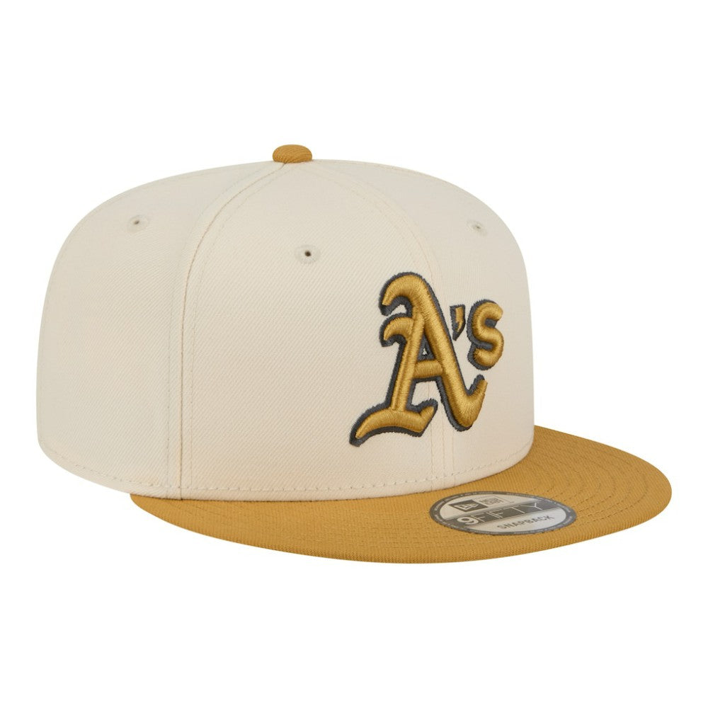 Athletics 2-Tone Color Pack 9FIFTY Snapback Hat - Light Beige/Khaki | New Era