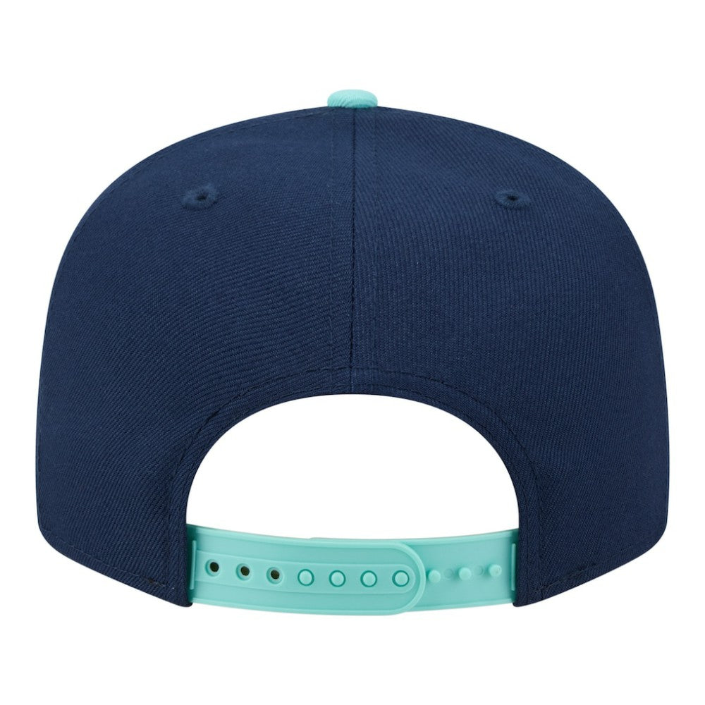 Athletics Two-Tone Color Pack 9FIFTY Snapback Hat - Navy/Turquoise | New Era