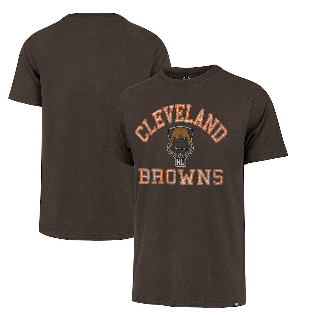 Cleveland Browns '47 Dawg Pound XL All Day Franklin T-Shirt - Brown discount