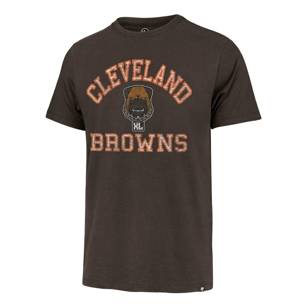 Cleveland Browns '47 Dawg Pound XL All Day Franklin T-Shirt - Brown discount