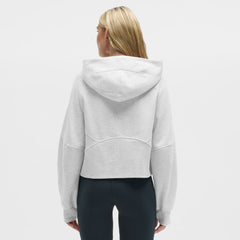 Baltimore Ravens lululemon Women's Scuba Oversized Half-Zip Hoodie - Heathered Core Ultra Light Grey sale