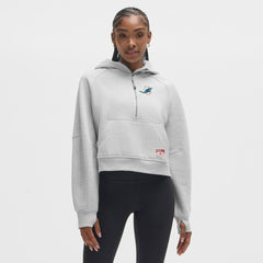 Miami Dolphins lululemon Women's Scuba Oversized Half-Zip Hoodie - Heathered Core Ultra Light Grey outlet