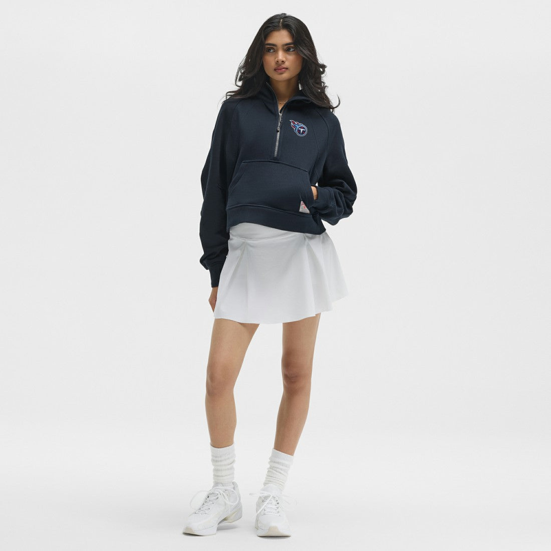 Tennessee Titans lululemon Women's Scuba Oversized Half-Zip Hoodie - True Navy cheap