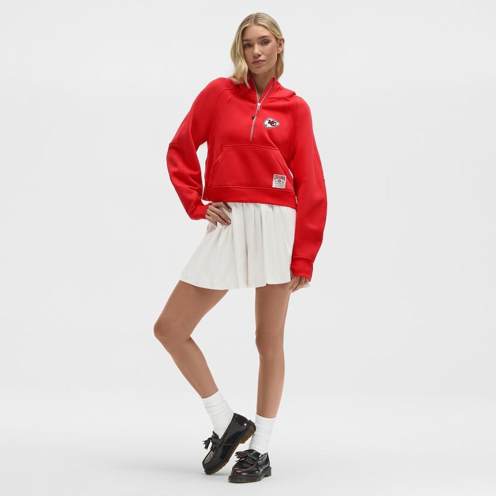 Kansas City Chiefs lululemon Women's Scuba Oversized Half-Zip Hoodie - True Red outlet
