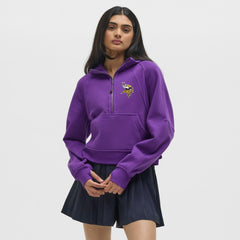 Minnesota Vikings lululemon Women's Scuba Oversized Half-Zip Hoodie - College Purple outlet