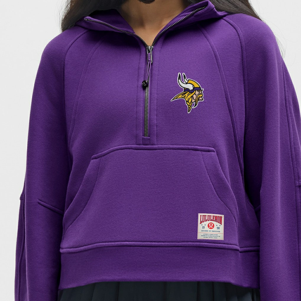 Minnesota Vikings lululemon Women's Scuba Oversized Half-Zip Hoodie - College Purple outlet