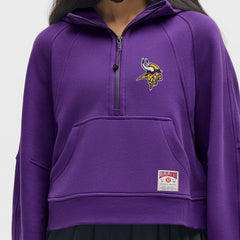 Minnesota Vikings lululemon Women's Scuba Oversized Half-Zip Hoodie - College Purple outlet