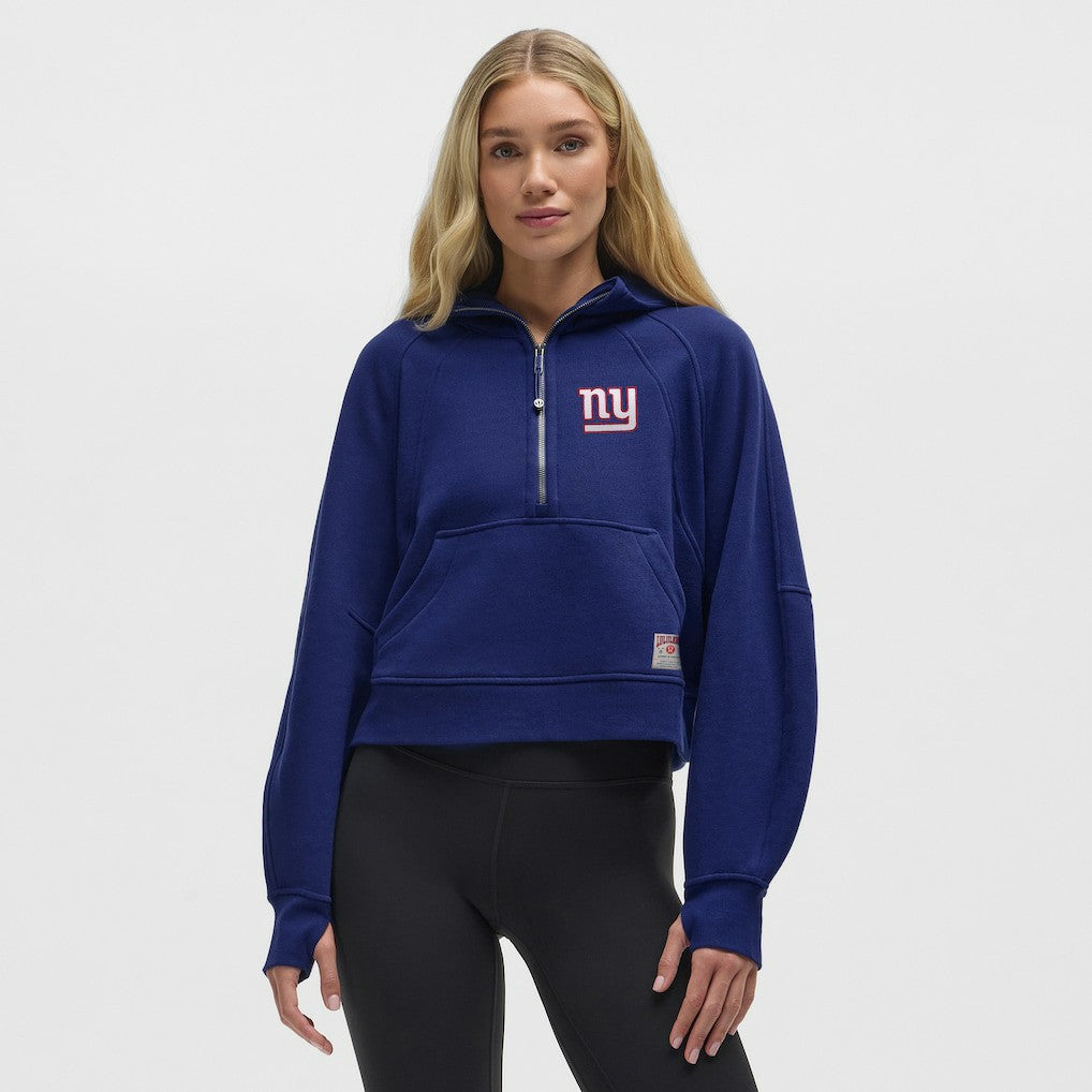 New York Giants lululemon Women's Scuba Oversized Half-Zip Hoodie - Larkspur for sale