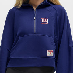 New York Giants lululemon Women's Scuba Oversized Half-Zip Hoodie - Larkspur for sale