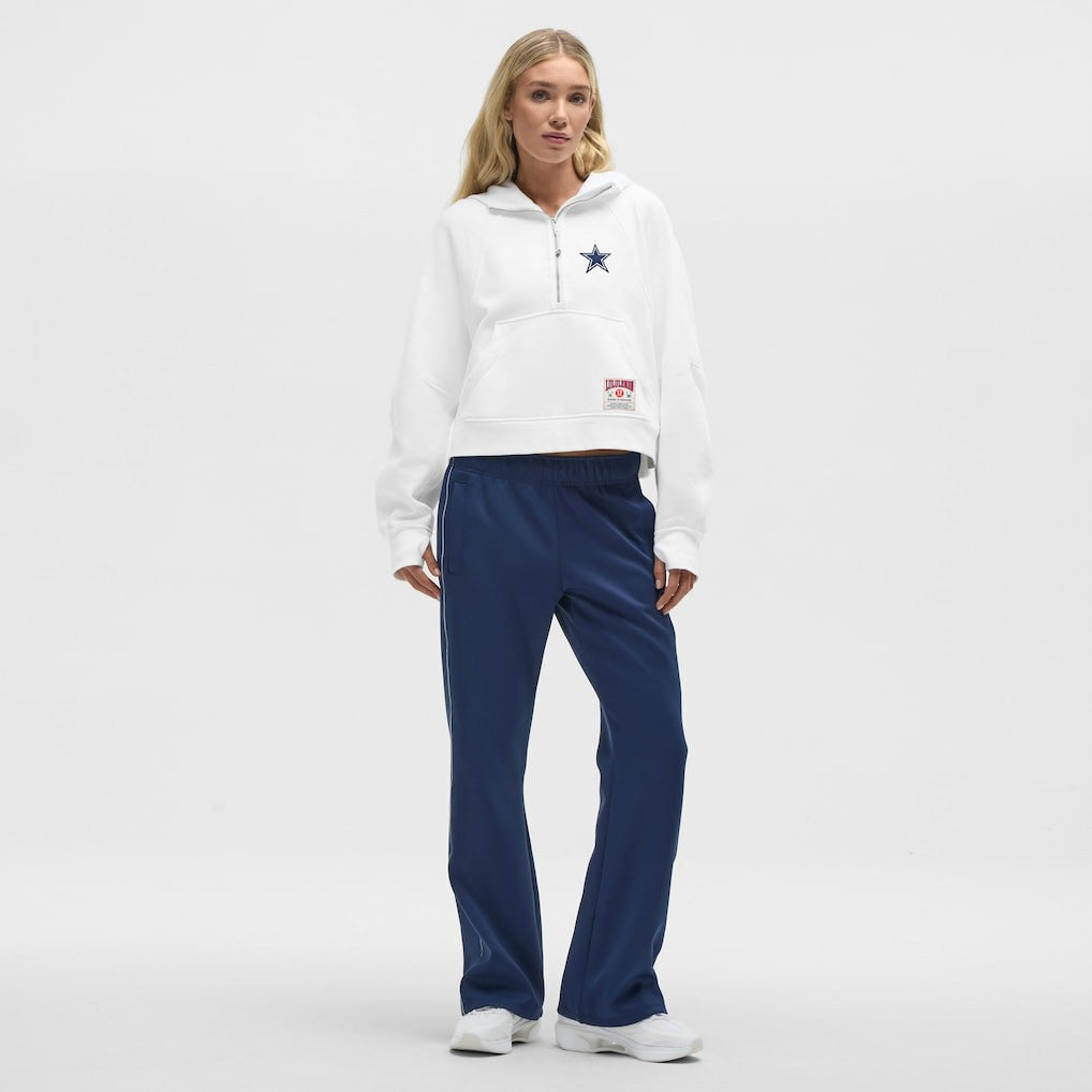 Dallas Cowboys lululemon Women's Scuba Oversized Half-Zip Hoodie - White outlet
