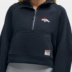 Denver Broncos lululemon Women's Scuba Oversized Half-Zip Hoodie - True Navy outlet