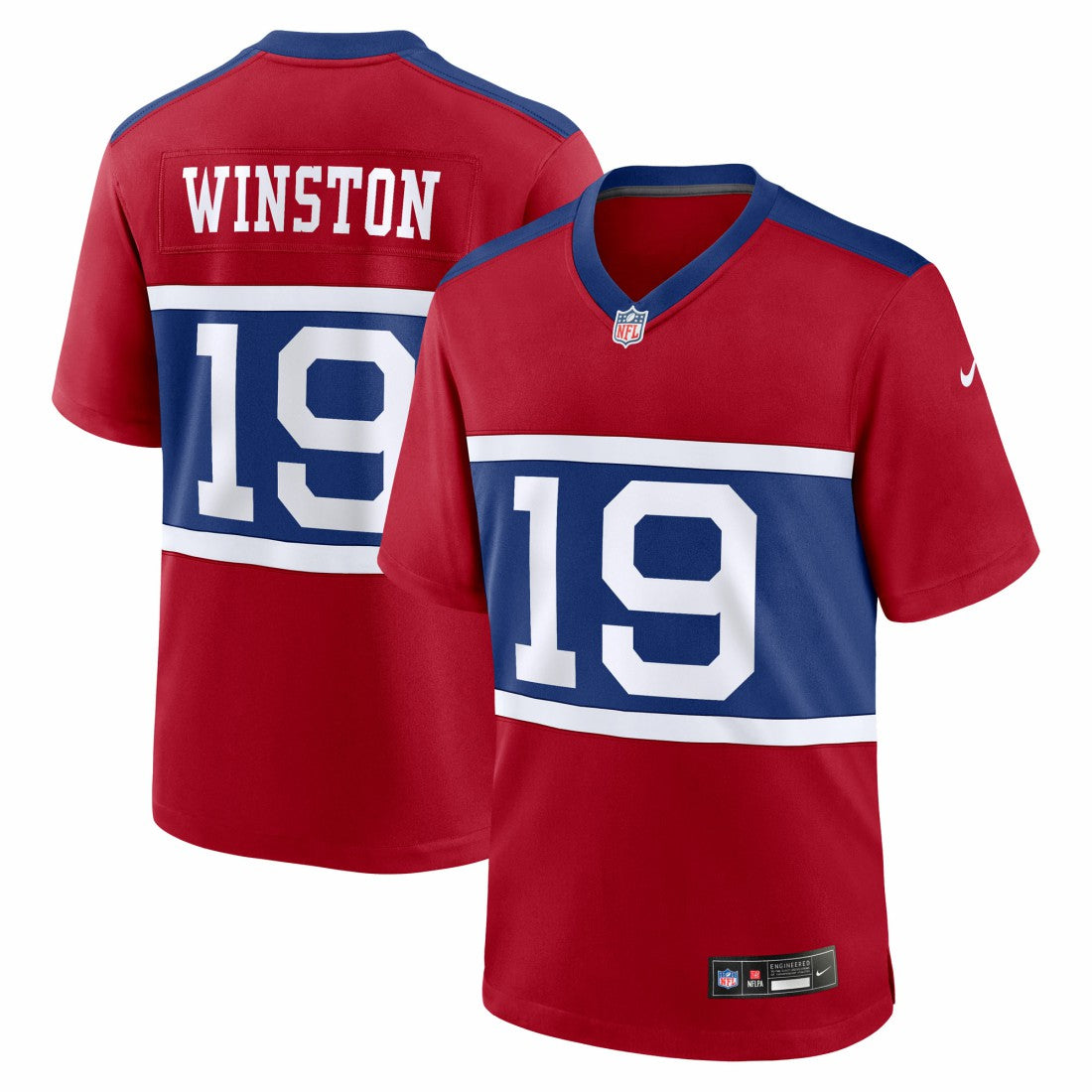 Jameis Winston New York Giants Alternate Game Jersey - Century Red | Nike cheap