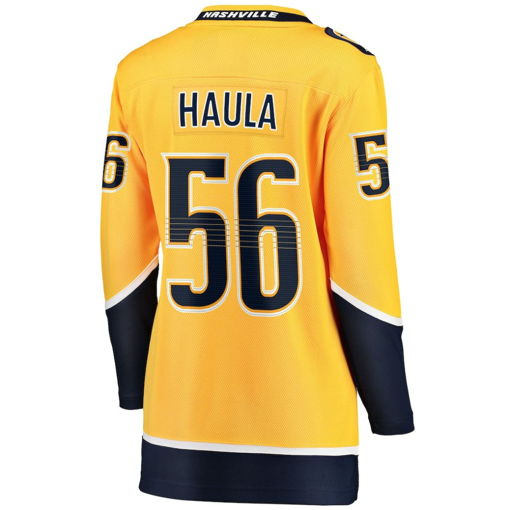 Erik Haula Nashville Predators Fanatics Women's Home Breakaway Player Jersey Gold