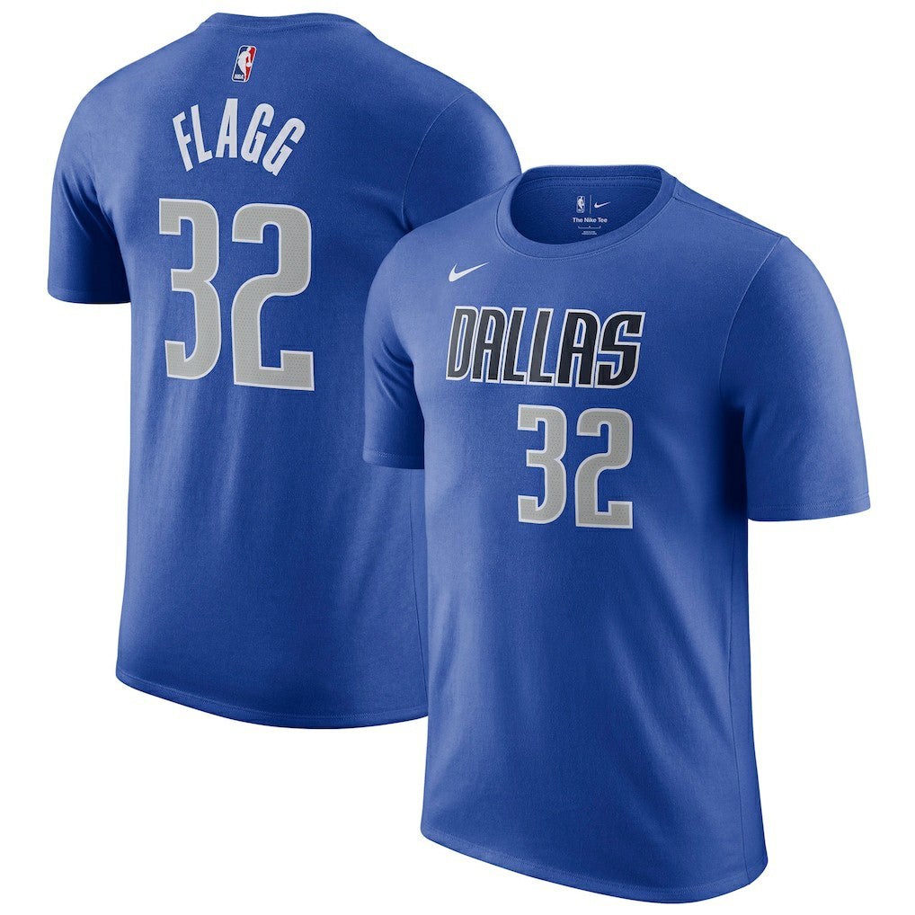 Cooper Flagg Dallas Mavericks 2025 NBA Draft Icon Name & Number T-Shirt sale - Blue | Nike outlet
