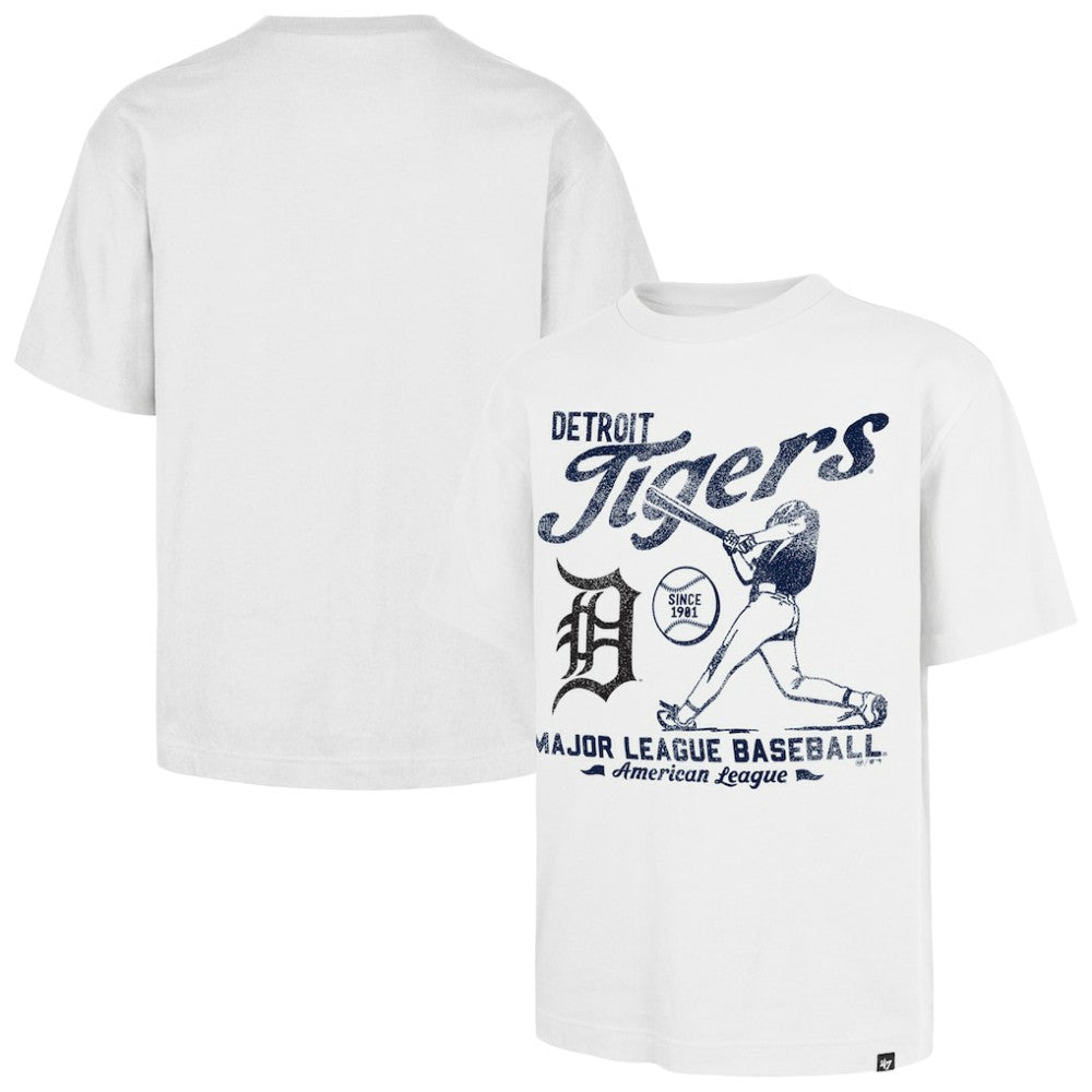 Detroit Tigers Regional Batter Foundation T-Shirt - White | 47 brand