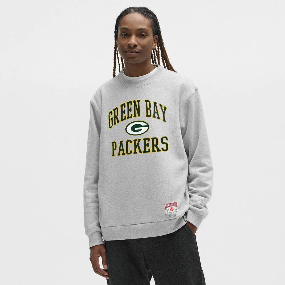 Green Bay Packers lululemon Steady State Sweatshirt - Heathered Silver Drop cheap