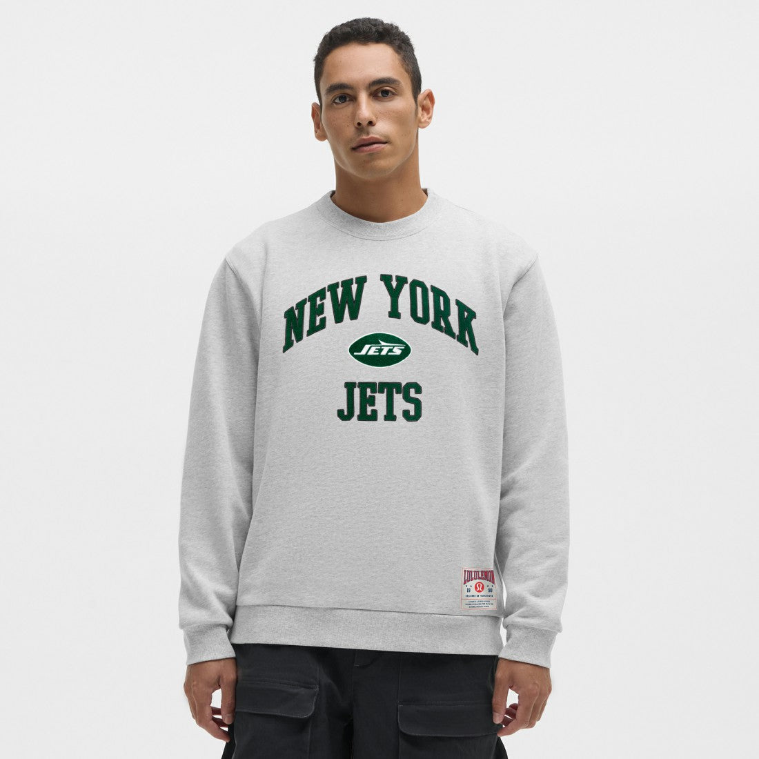 New York Jets lululemon Steady State Sweatshirt - Heathered Silver Drop outlet