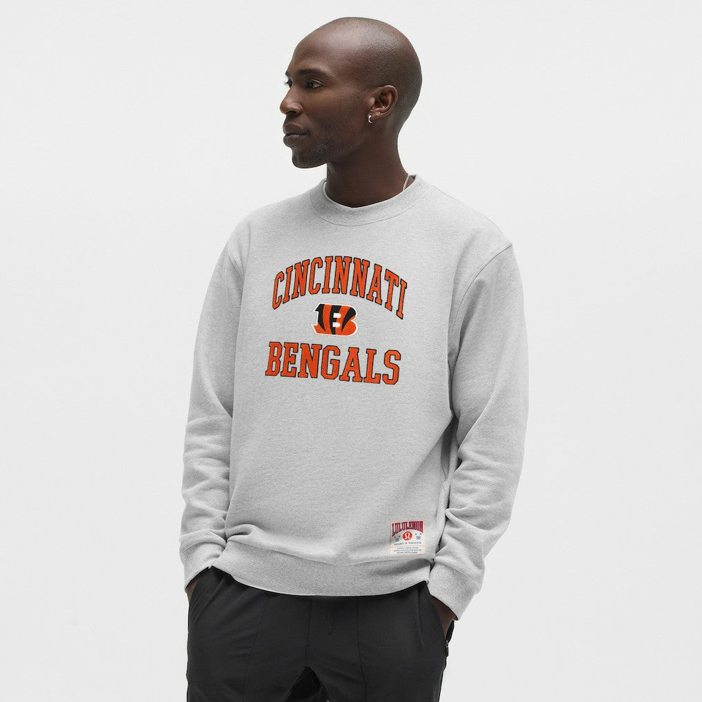 Cincinnati Bengals lululemon Steady State Sweatshirt - Heathered Silver Drop outlet