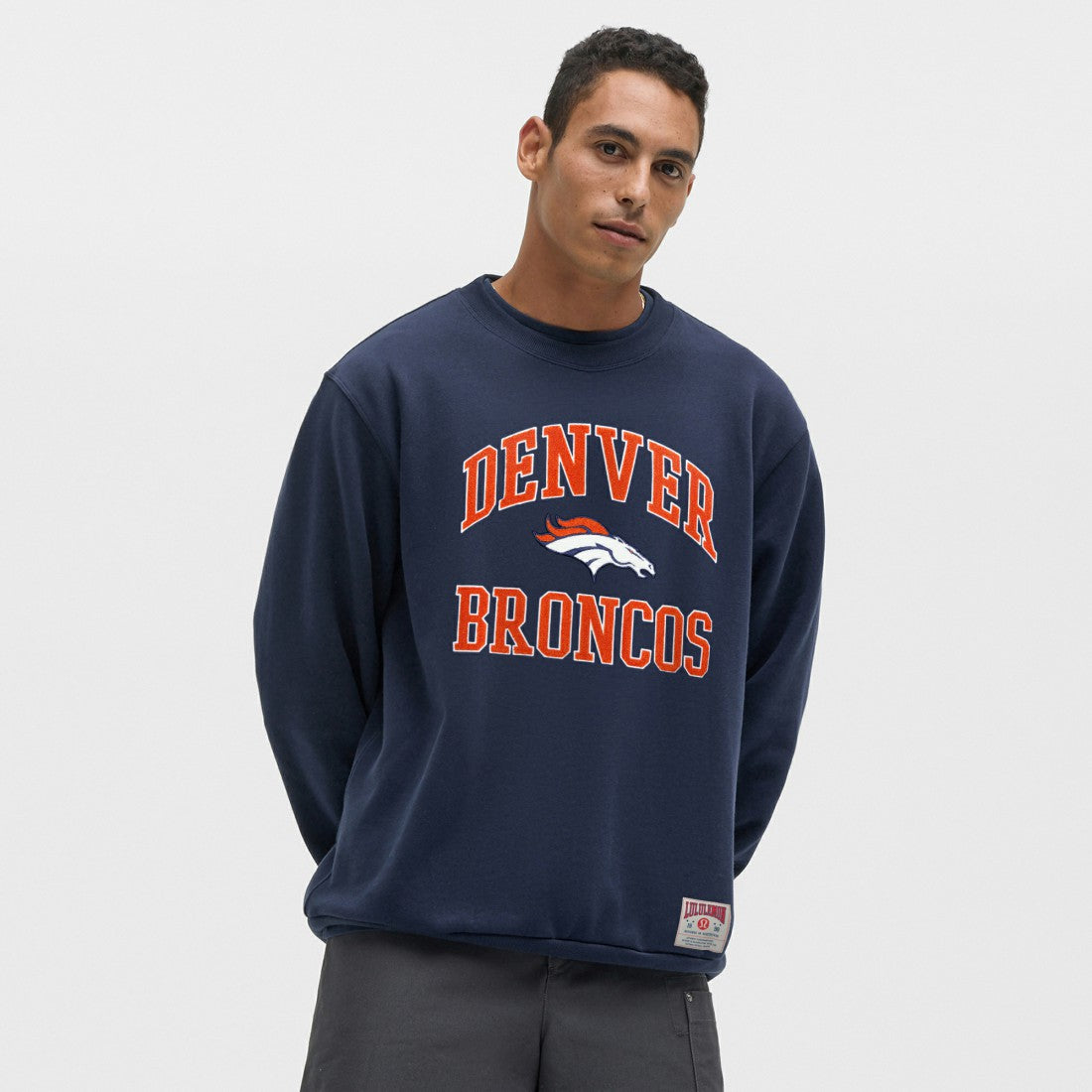 Denver Broncos lululemon Steady State Sweatshirt - Club Blue sale