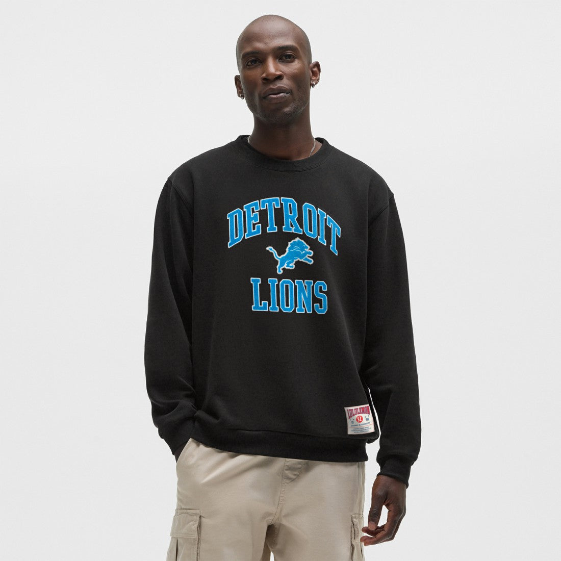 Detroit Lions lululemon Steady State Sweatshirt - Black on sale