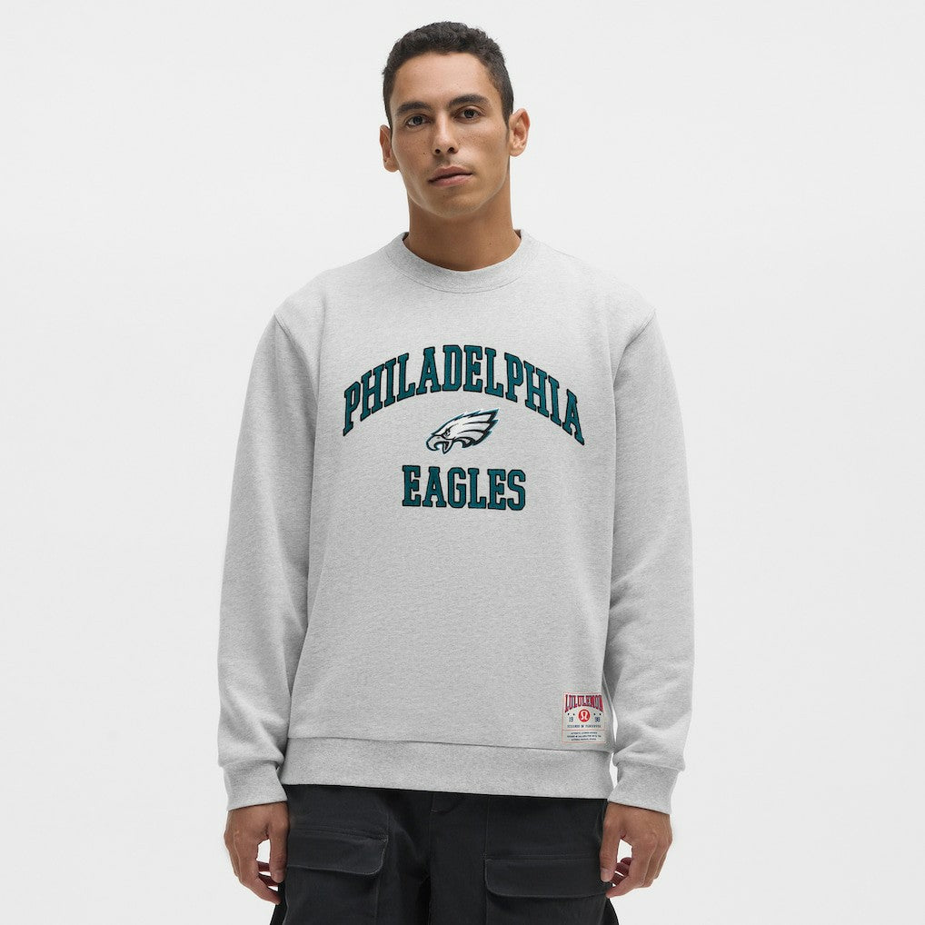 Philadelphia Eagles lululemon Steady State Sweatshirt - Heathered Silver Drop for sale