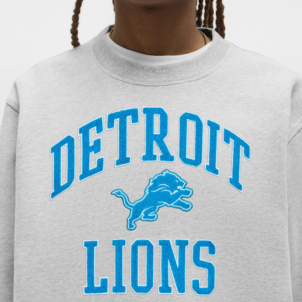 Detroit Lions lululemon Steady State Sweatshirt - Heathered Silver Drop outlet