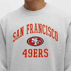San Francisco 49ers lululemon Steady State Sweatshirt - Heathered Silver Drop cheap