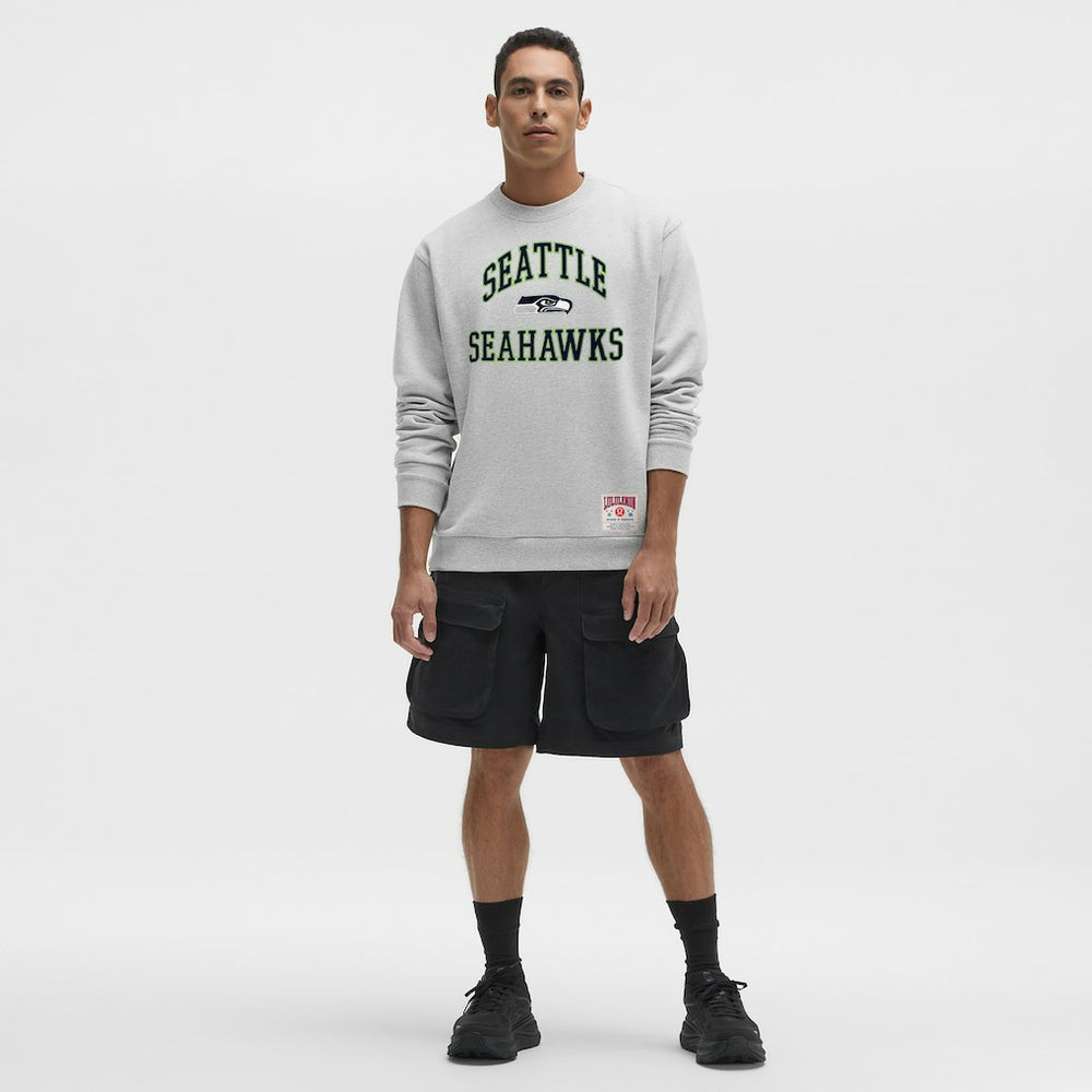 Seattle Seahawks lululemon Steady State Sweatshirt - Heathered Silver Drop discount