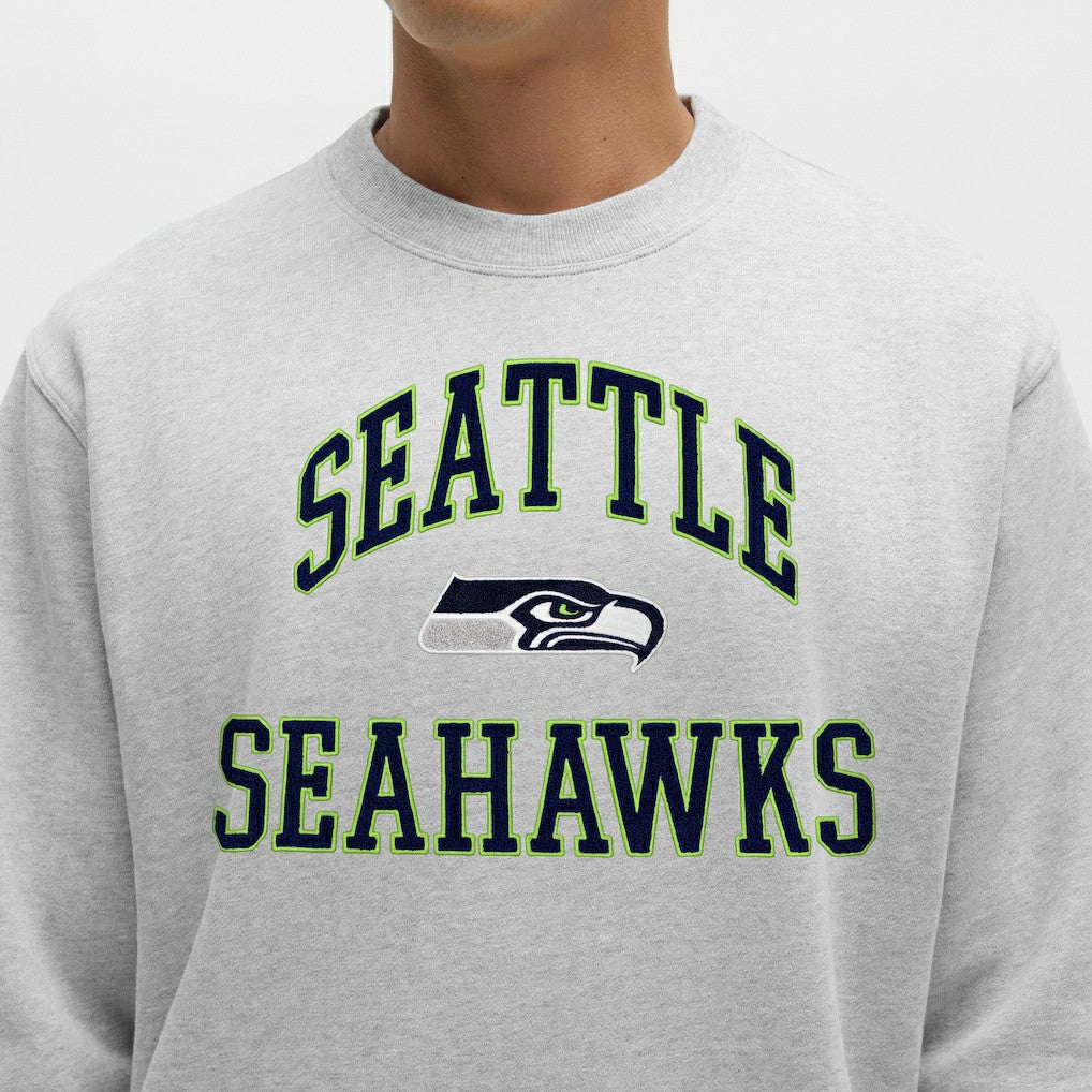 Seattle Seahawks lululemon Steady State Sweatshirt - Heathered Silver Drop discount