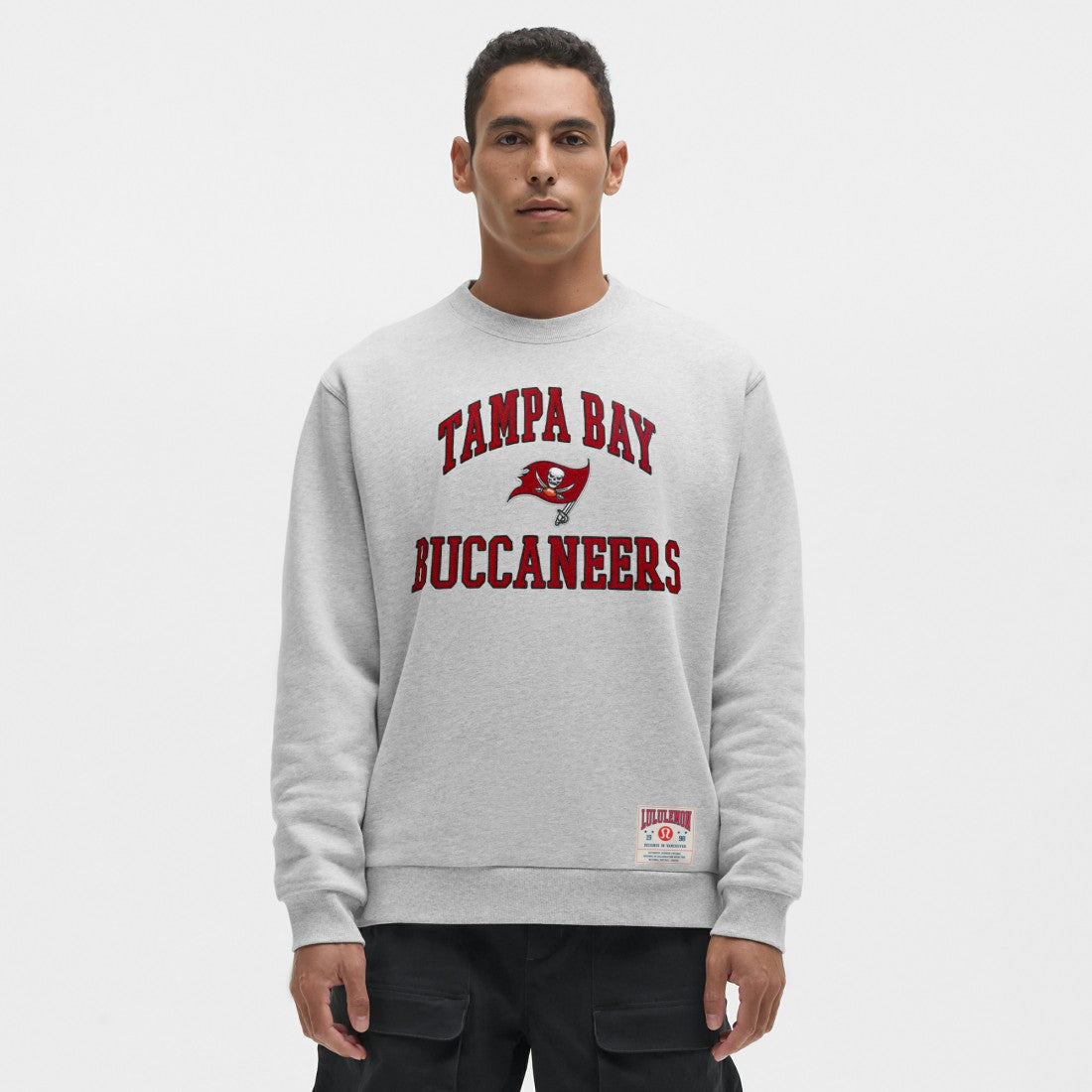 Tampa Bay Buccaneers lululemon Steady State Sweatshirt - Heathered Silver Drop on sale