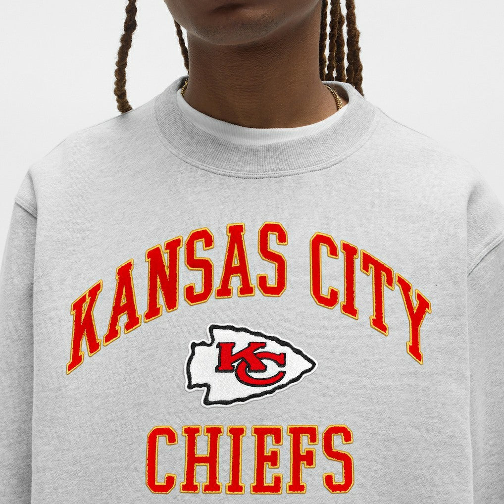 Kansas City Chiefs lululemon Steady State Sweatshirt - Heathered Silver Drop cheap