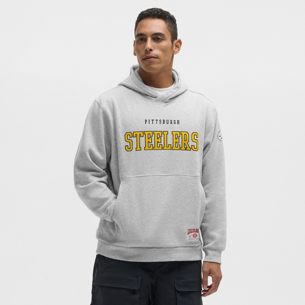 Pittsburgh Steelers lululemon Steady State Pullover Hoodie - Heathered Silver Drop sale