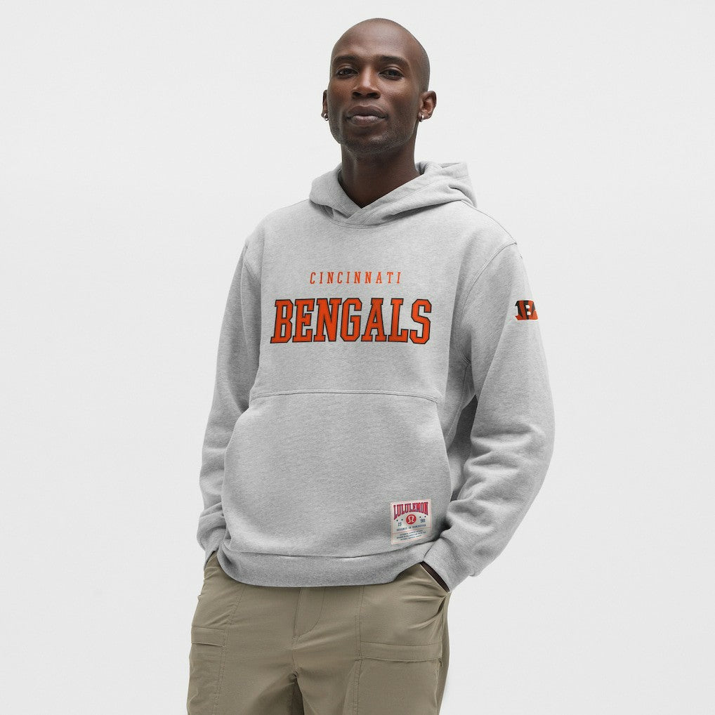 Cincinnati Bengals lululemon Steady State Pullover Hoodie - Heathered Silver Drop outlet