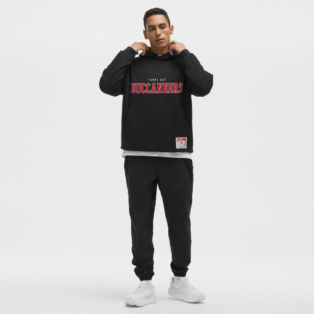 Tampa Bay Buccaneers lululemon Steady State Pullover Hoodie - Black discount