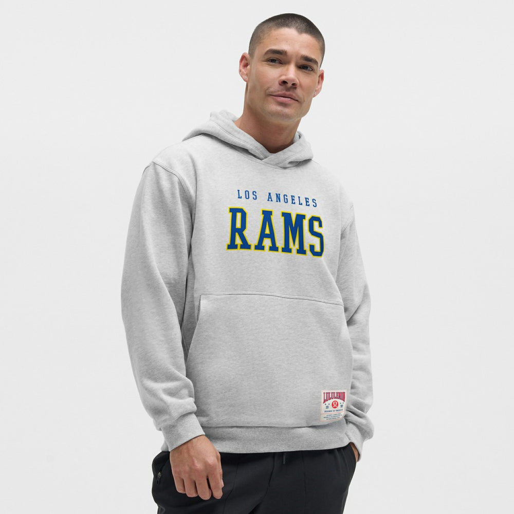 Los Angeles Rams lululemon Steady State Pullover Hoodie - Heathered Silver Drop cheap
